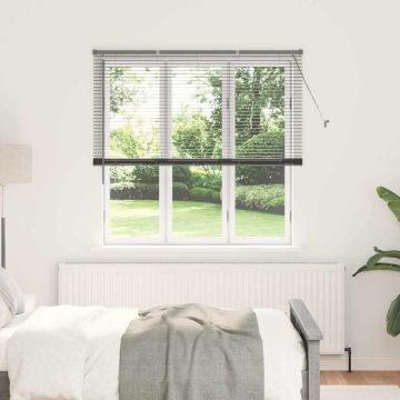 Tenda Veneziana Grigio Scuro 175 x 140 cm 25 mm Alluminio