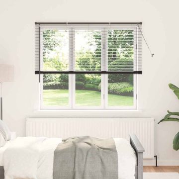 Tenda Veneziana Nero 175 x 155 cm 25 mm Alluminio