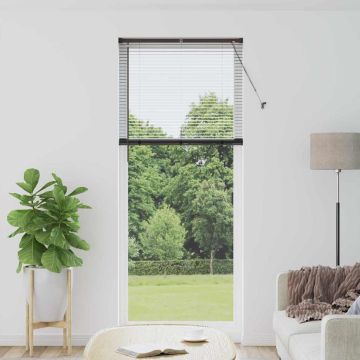 Tenda Veneziana Nero 220 x 95 cm 25 mm Alluminio
