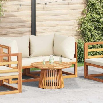 Tavolo laterale Marrone 70 x 70 x 40 cm Legno di teak solido