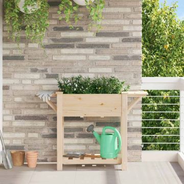 Vaso da giardino Beige 111 x 37 x 76,5 cm