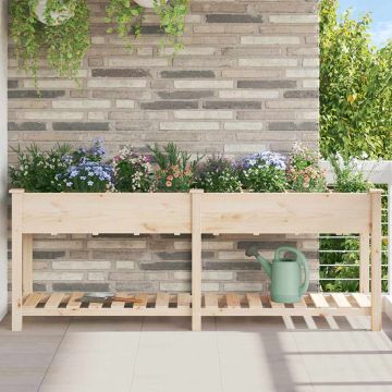 Vaso da giardino Beige 203,5 x 53 x 76,5 cm