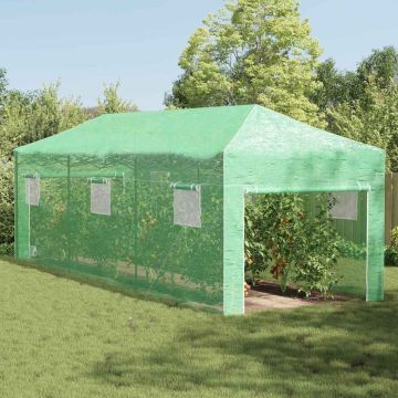 Serra con struttura pop-up Verde 290 x 870 x 315 cm Ferro