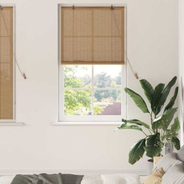 Tenda a rullo Marrone 80 x 160 cm Bambù