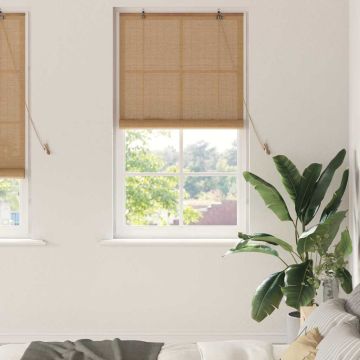 Tenda a rullo Marrone 90 x 220 cm Bambù