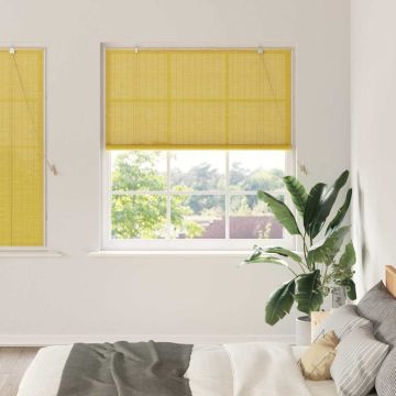 Tenda a rullo Giallo 150 x 160 cm Bambù