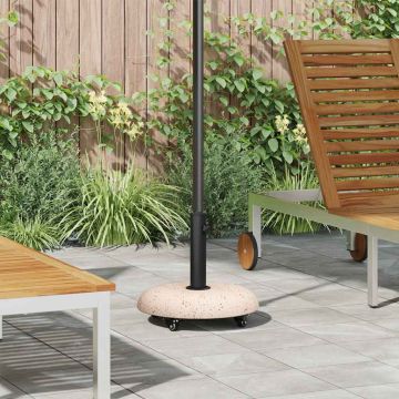 Base per ombrellone 21 kg Giallo Cemento Rotondo