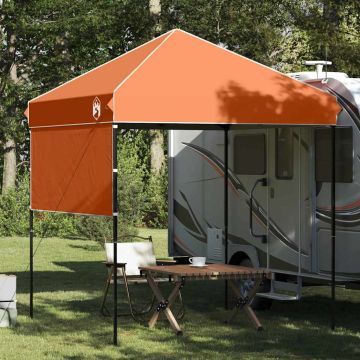 Tenda Gazebo 194 x 194 x 251 cm Arancione Tessuto