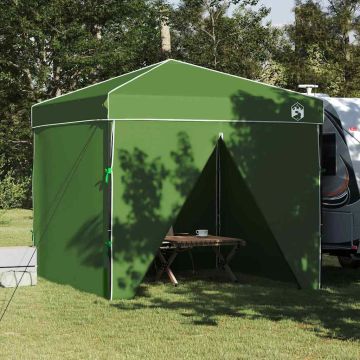 Tenda Gazebo 243 x 243 x 251 cm Verde Tessuto