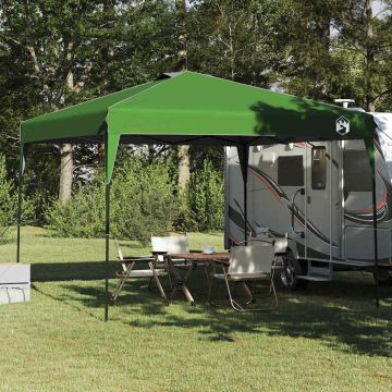 Tenda Gazebo 290 x 290 x 251 cm Verde Tessuto