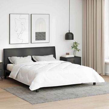 Piumino Letto Estivo 242 x 220 x 3 cm Estate Poliestere Bianco