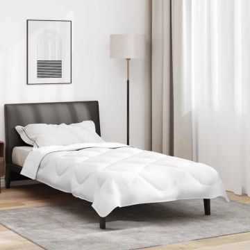 Piumone 200 x 155 x 4 cm No Poliestere Bianco Traspirante