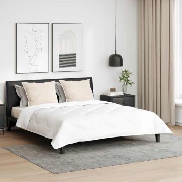 Cuscino 2 pz 80 x 60 x 20 cm Poliestere Bianco