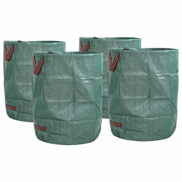 Sacchi per Rifiuti da Giardino 4 pz 300 l Verde Polipropilene