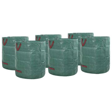 Sacchi per Rifiuti da Giardino 12 pz 120 l Verde Polipropilene