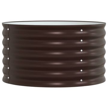 Letto Rialzato Marrone 80 x 80 x 44 cm Acciaio