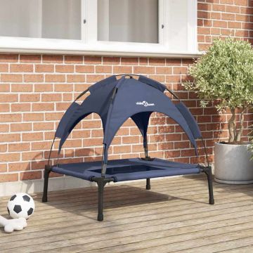 Letto per Cani Blu navy 76 x 62 x 70,5 cm Acciaio