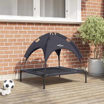 Letto per Cani 71 x 64 x 71 cm Acciaio Nero