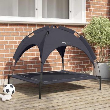 Letto per Cani 90 x 81 x 80,5 cm Acciaio Nero