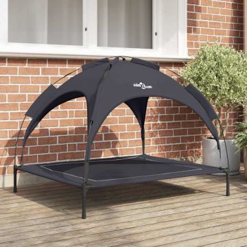 Letto per Cani 104 x 86 x 84,5 cm Acciaio Nero