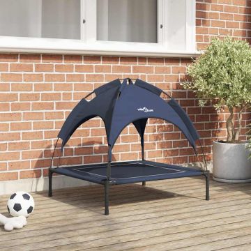 Letto per Cani 71 x 64 x 71 cm Acciaio Blu navy