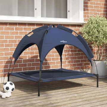 Letto per Cani 90 x 81 x 80,5 cm Acciaio Blu navy
