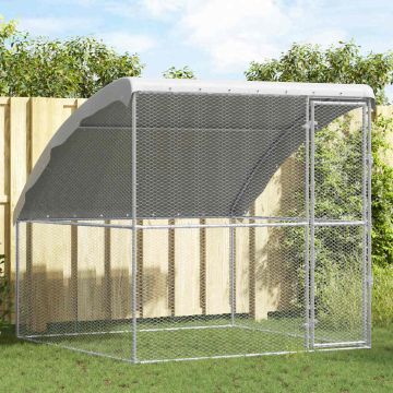 Gabbia per polli Argento 2 x 2 x 2 m Acciaio zincato