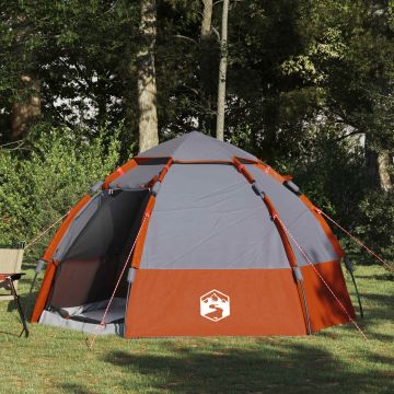 4 persona Grigio e arancione Poliestere 185T