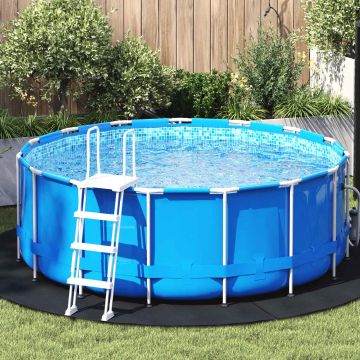 Telo per Fondo Piscina Ø 244 cm (1 mm) Rotondo Nero