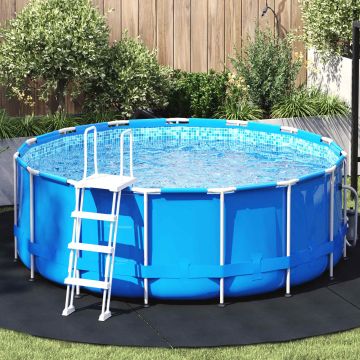 Telo per Fondo Piscina Ø 306 cm (1 mm) Rotondo Nero