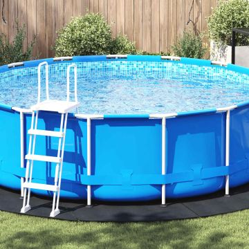 Telo per Fondo Piscina Ø 428 cm (2 mm) Rotondo Nero