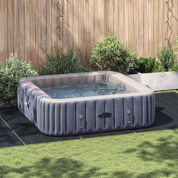 Telo per Fondo Piscina 550 x 280 x 0,1 cm Rettangolare Nero