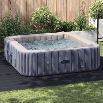 Telo per Fondo Piscina 396 x 396 x 0,1 cm Quadrato Nero