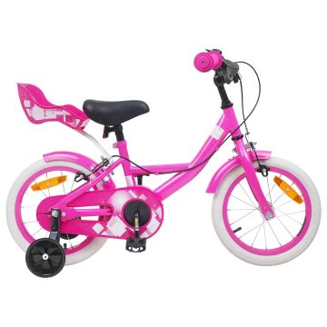 Bicicletta per Bambini 16 Pollici per bambini di 4-6 anni Rosa