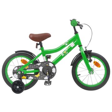 Bicicletta per Bambini 16 Pollici per bambini di 4-6 anni Verde