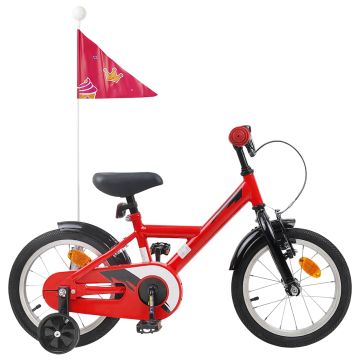 Bicicletta per Bambini 12 Pollici per bambini di 2-4 anni Rosso