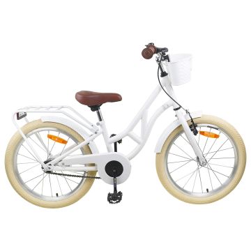 Bicicletta per Bambini 24 Pollici per 8-12 anni Bianco