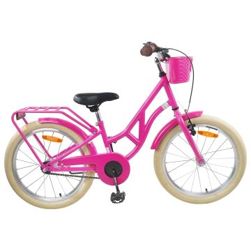 Bicicletta per Bambini 24 Pollici per 8-12 anni Rosa scuro