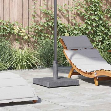 Base per ombrellone Aspetto Legno Grigio Scuro