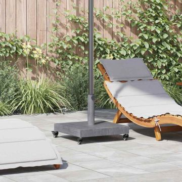 Base per ombrellone Aspetto Legno Grigio Scuro