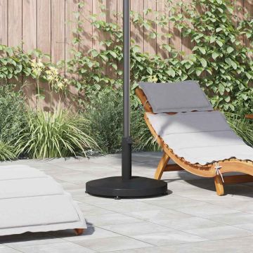 Base per ombrellone 24.6 kg Nero Rotondo