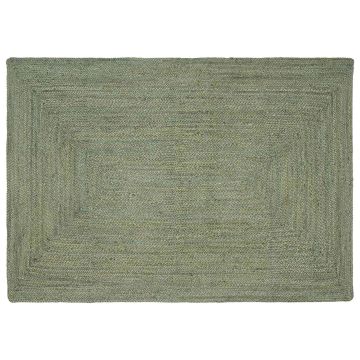 Tappeto da Area Verde Oliva 140 x 200 cm Juta