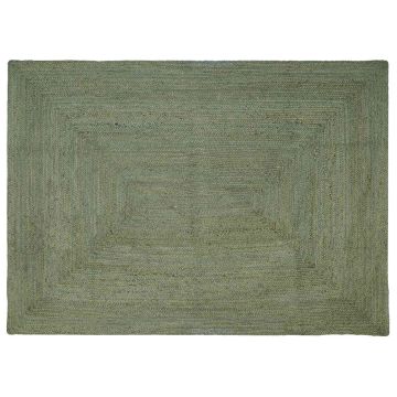 Tappeto da Area Verde Oliva 240 x 340 cm Juta