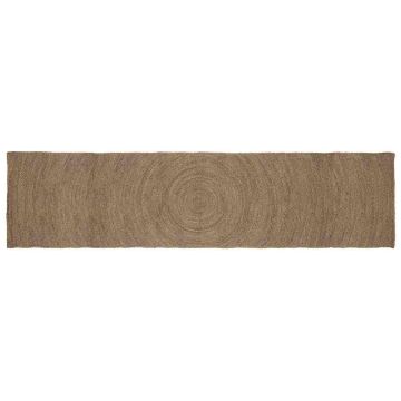 Tappeto da Area Grigio 80 x 400 cm Juta