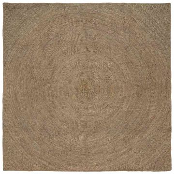Tappeti per area Grigio 240 x 240 cm Juta