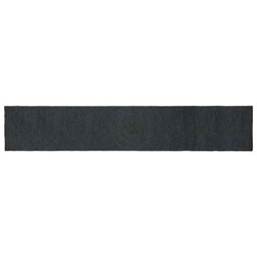 Tappeti per area Grigio Scuro 60 x 400 cm Juta