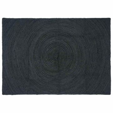 Tappeti per area Grigio Scuro 140 x 200 cm Juta