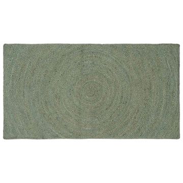 Tappeti per area Verde Oliva 60 x 110 cm Juta