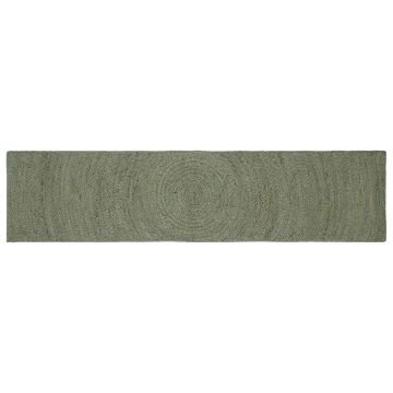 Tappeti per area Verde Oliva 60 x 250 cm Juta