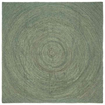 Tappeti per area Verde Oliva 240 x 240 cm Juta